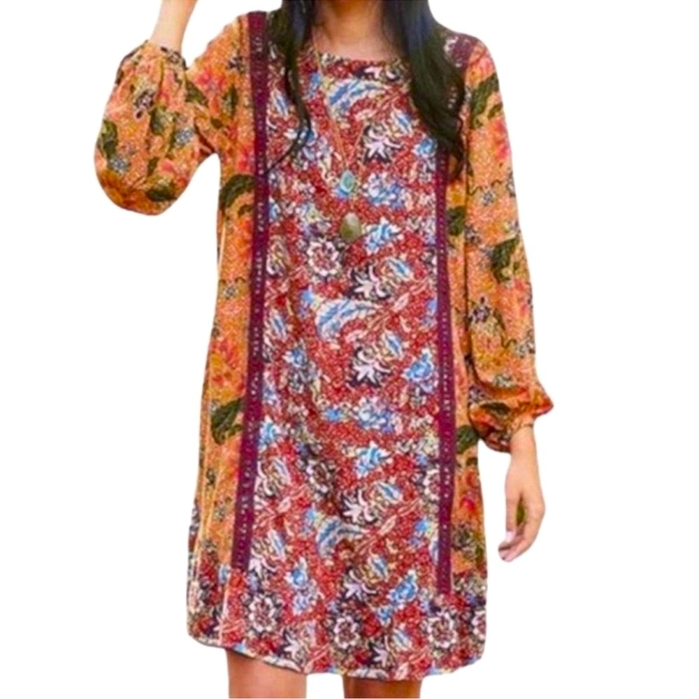 MATILDA JANE LONG SLEEVE BOHO DRESS